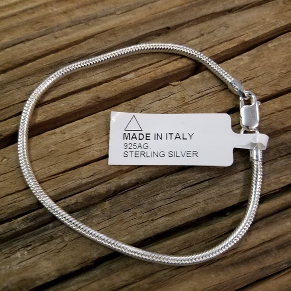 925 Sterling made in Italy Jewelry - 925 Italian Sterling Silver Bracelet